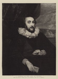 Een portret van de graaf van Arundel